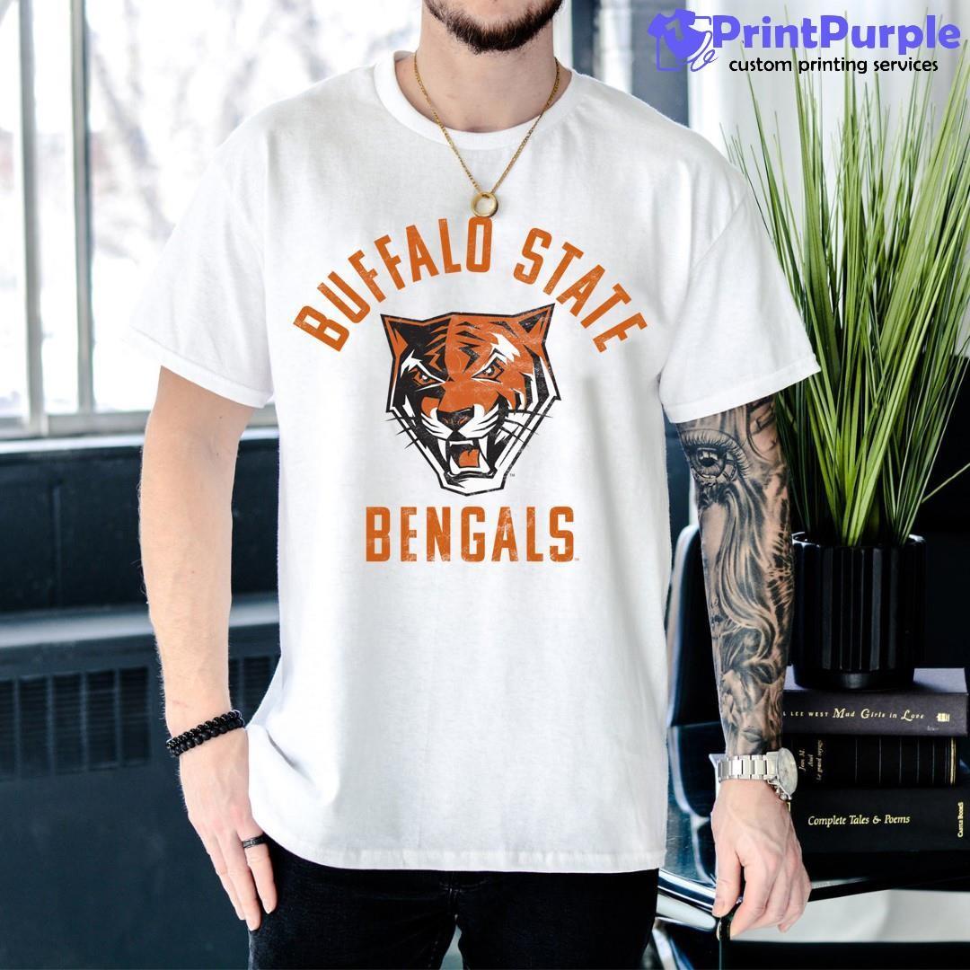 Buffalo State College Bengals Large » 7PrintPurple Shirt for Sale