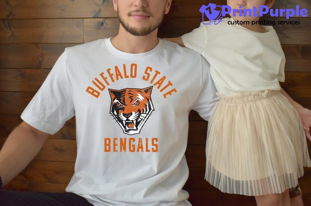 Men's Champion Black Buffalo State Bengals Jersey Est. Date Long Sleeve T- Shirt