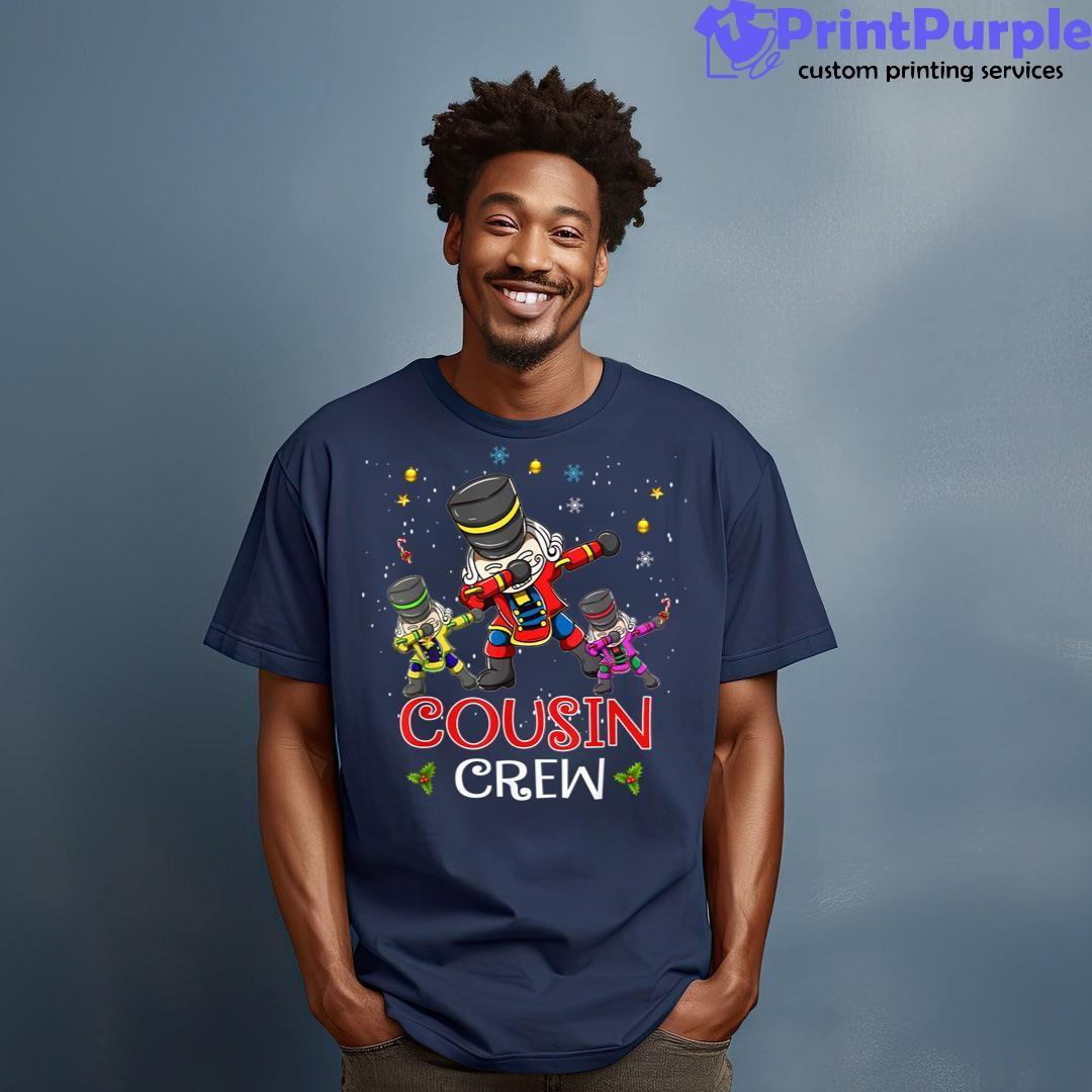 Dabbing Nutcracker Cousin Crew Christmas Family Matching Pj Shirt - Designed And Sold By 7Printpurple