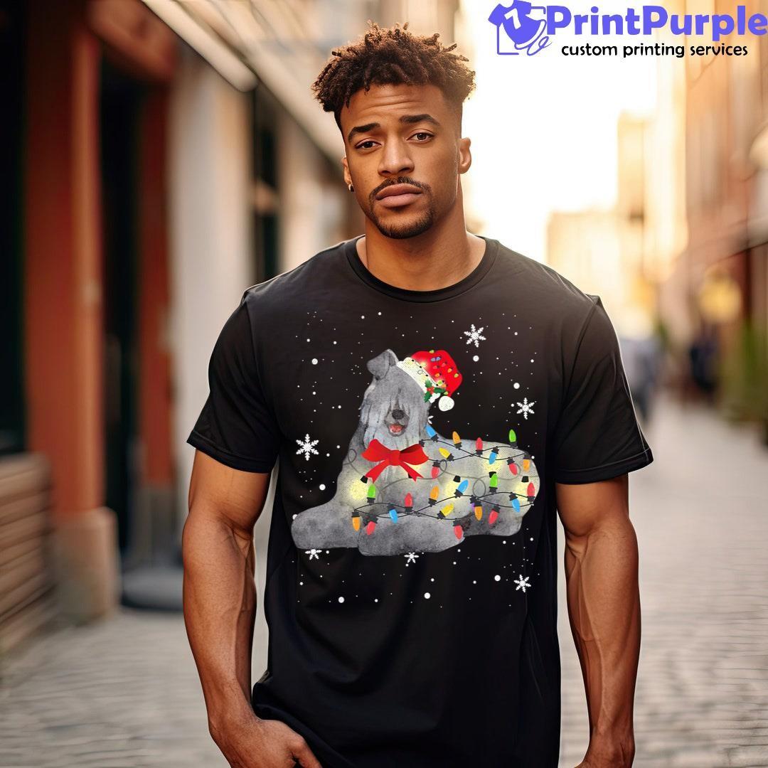 Christmas Kerry Blue Terrier Shirt - Designed And Sold By 7Printpurple