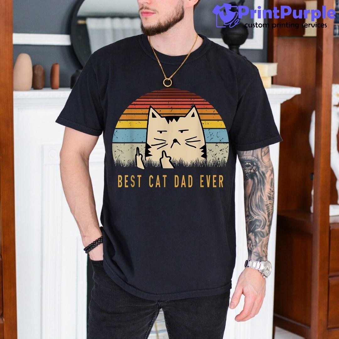 Oversize Vintage Cat Shirt | Perfect for Cat Lovers Off White / XL