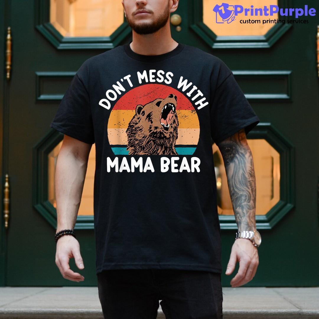 Mama Bear Funny T-shirt Design