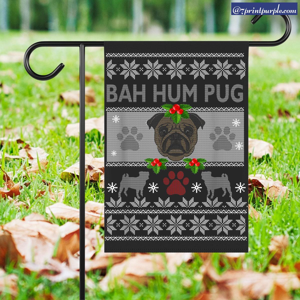 Gettin' Yeti for Christmas Garden Flag | LookHUMAN