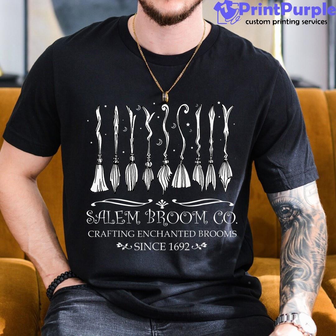 Salem Broom Company For A Halloween Fan Shirt - Designed And Sold By 7Printpurple