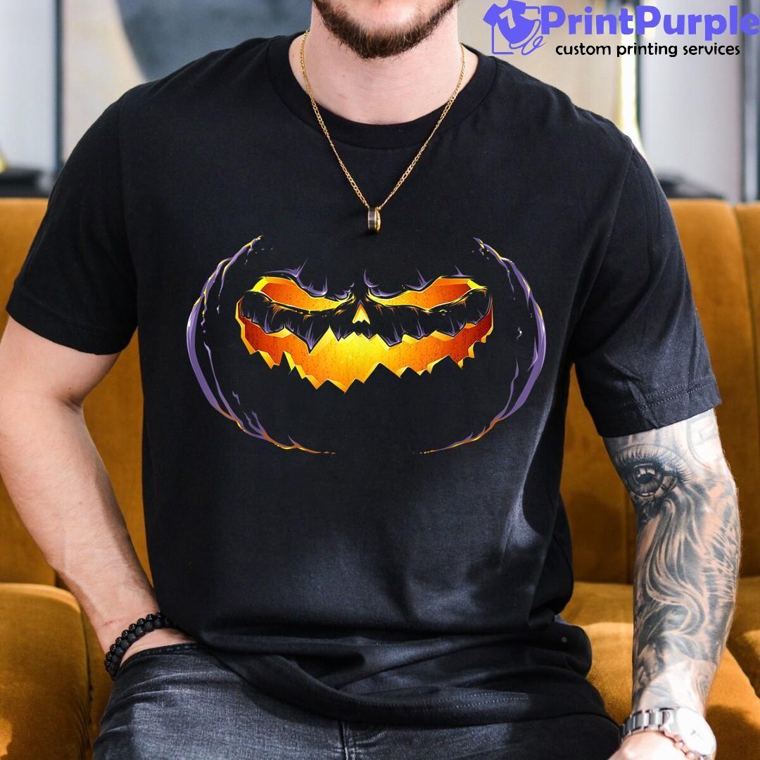 Jack O Lantern Pumpkin Halloween Shirt - Designed And Sold By 7Printpurple