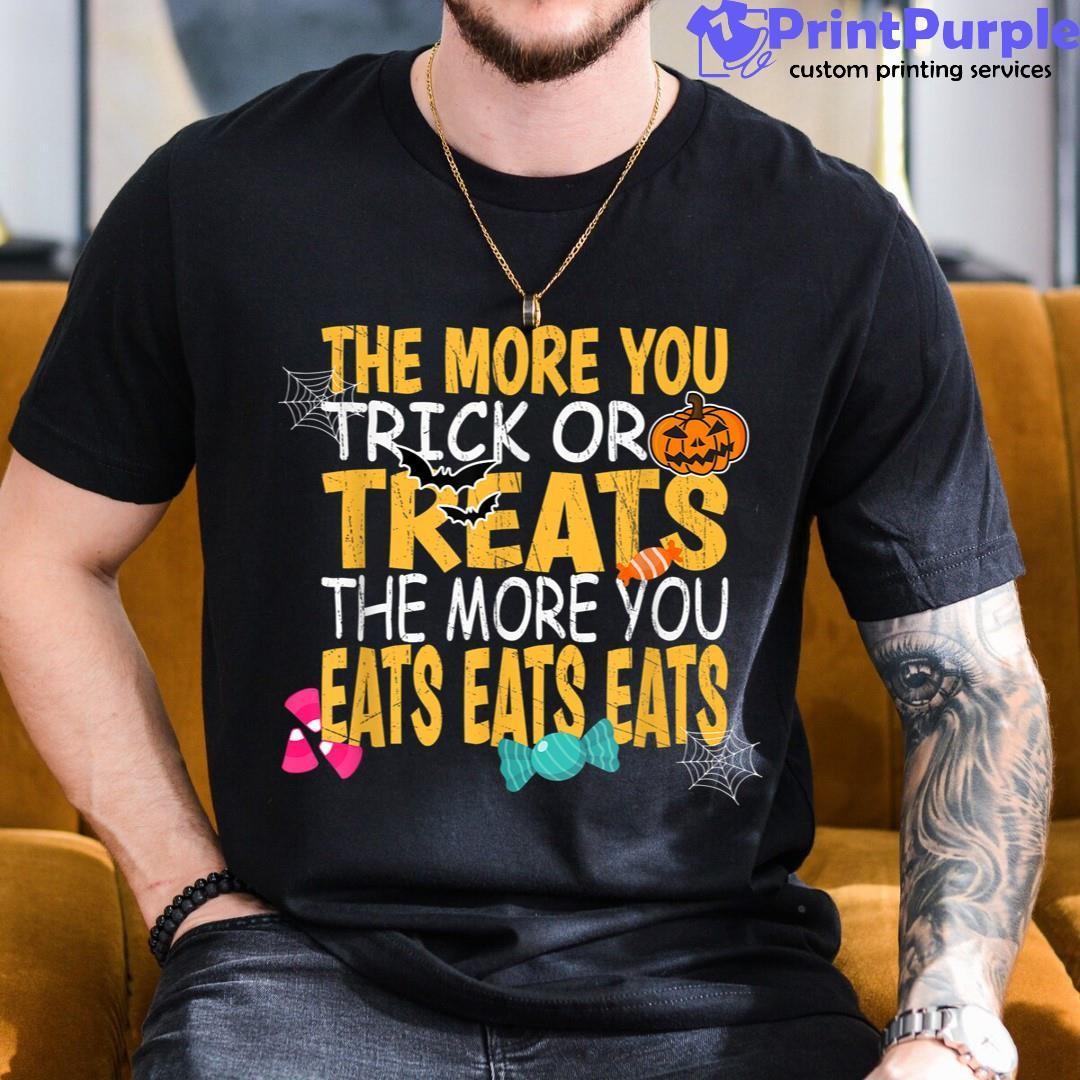 Kids Halloween More Trick Or Treats More You Eats Candy Shirt - Designed And Sold By 7Printpurple