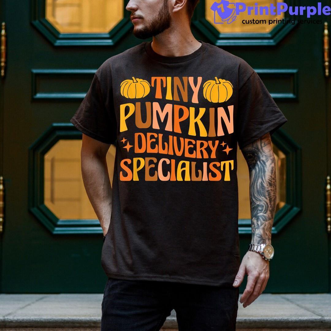 L D Nurse Halloween Tiny Pumpkin Delivery Specialist Shirt - Designed And Sold By 7Printpurple