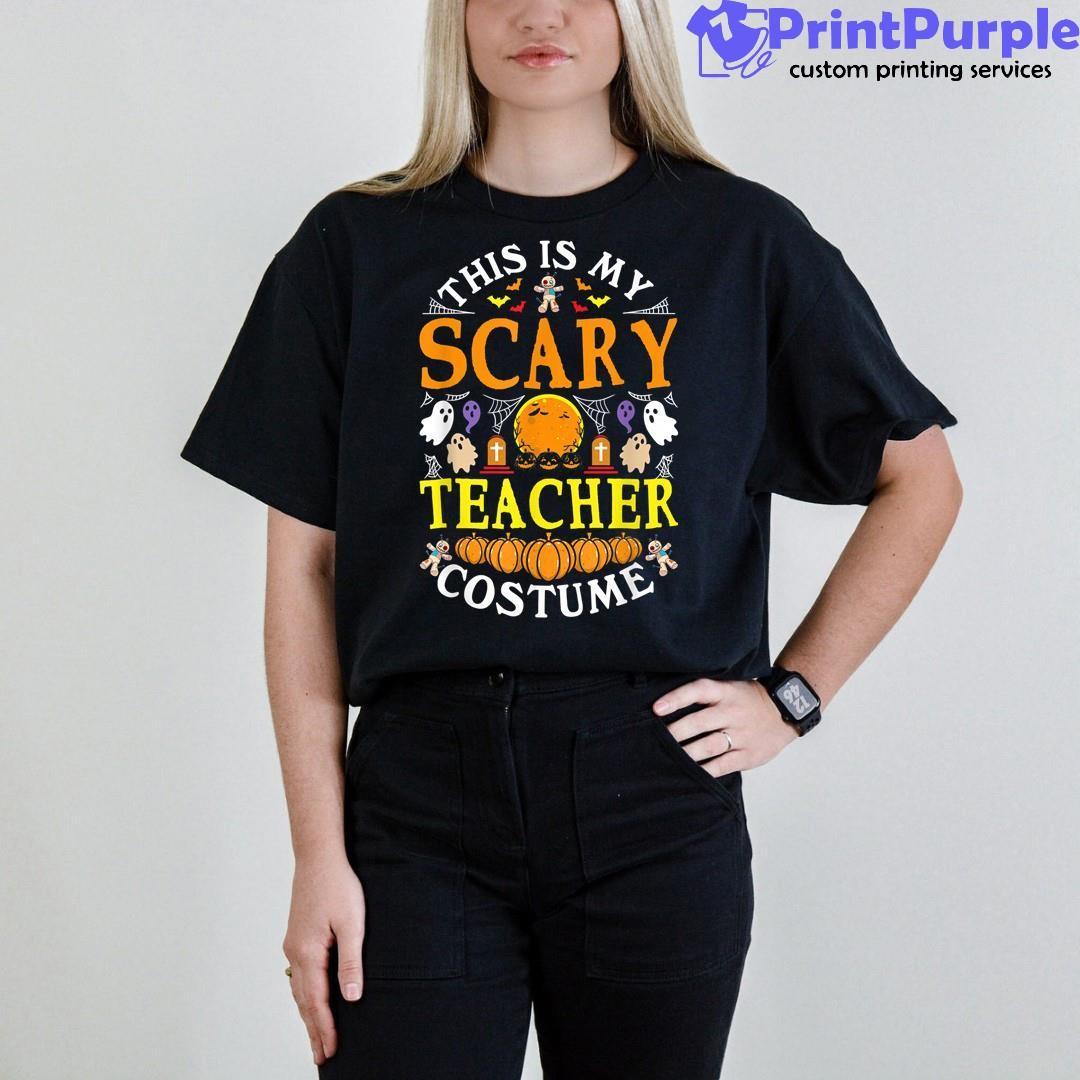 Premium Vector  This is my scary teacher costume t shirt design