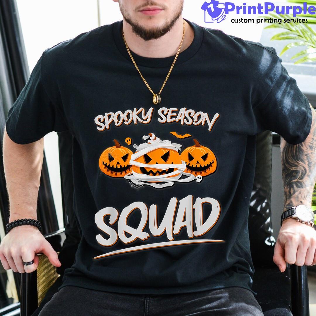 Groovy Halloween Spooky Season Squad Unisex Shirt - Designed And Sold By 7Printpurple