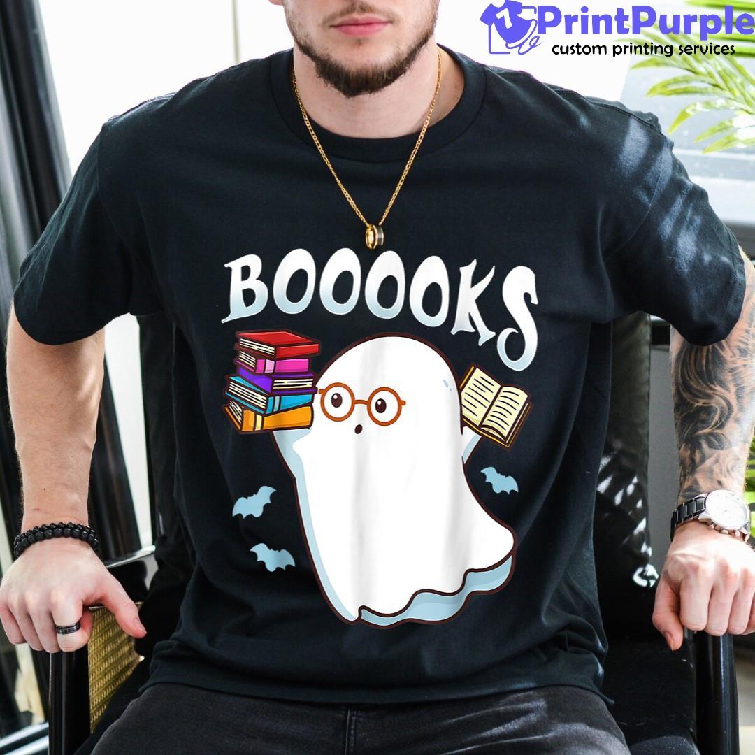 Halloween Books Librarian English Teacher Reader Reading Shirt - Designed And Sold By 7Printpurple