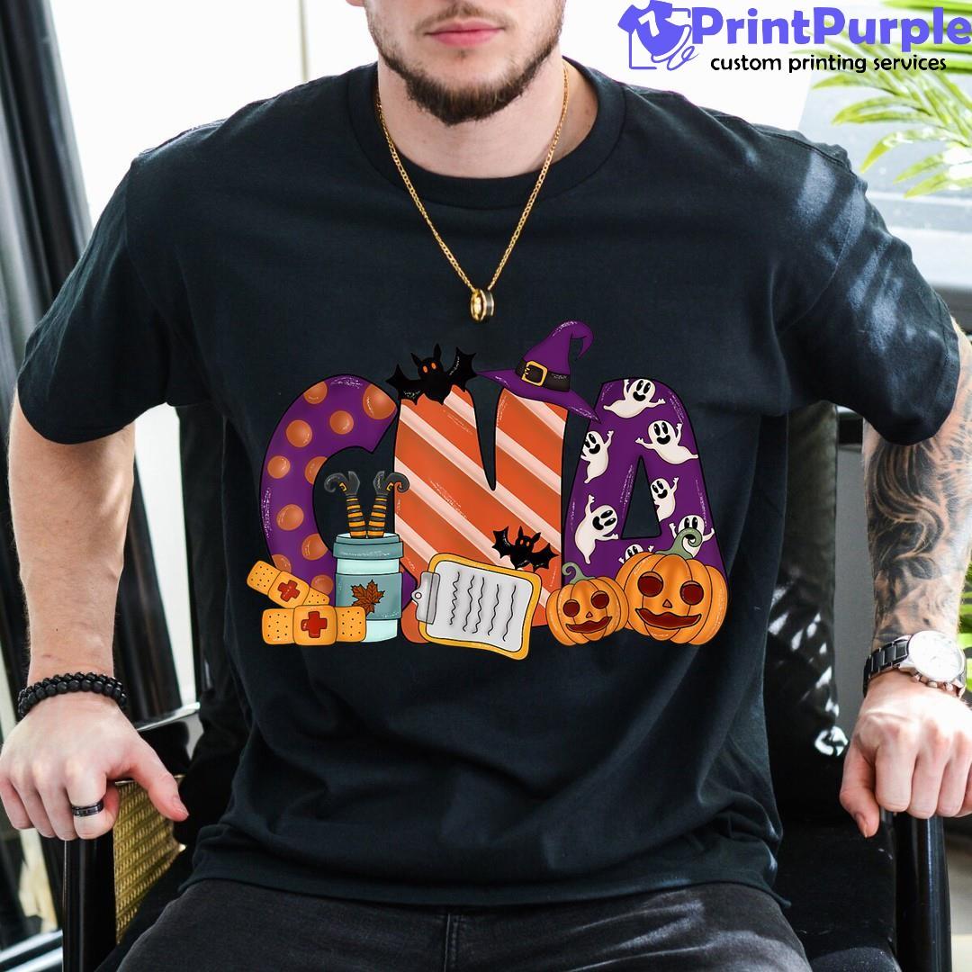Halloween Cna Spooky Certified Nursing Assistant Shirt - Designed And Sold By 7Printpurple