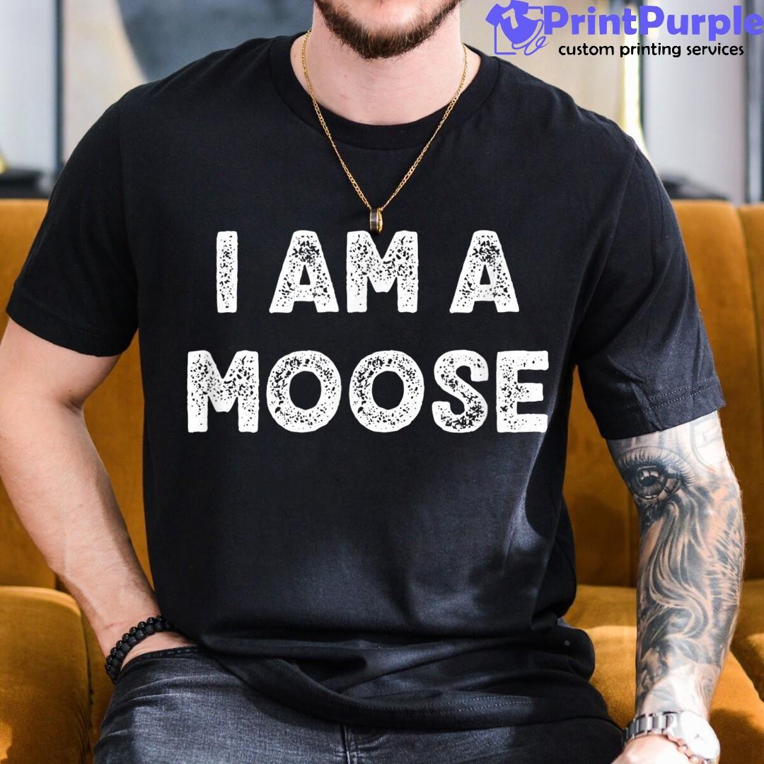 I Am A Moose Halloween I'M Simple Easy Shirt - Designed And Sold By 7Printpurple