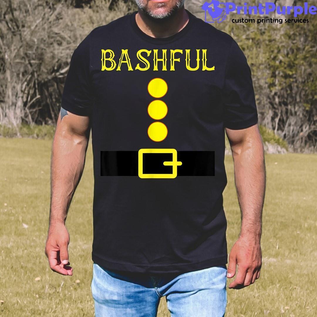Bashful Dwarf Matching Group Color Bashful Halloween Shirt - Designed And Sold By 7Printpurple