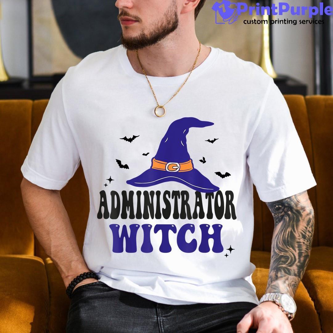Administrator Witch Funny Halloween Matching Group Shirt - Designed And Sold By 7Printpurple