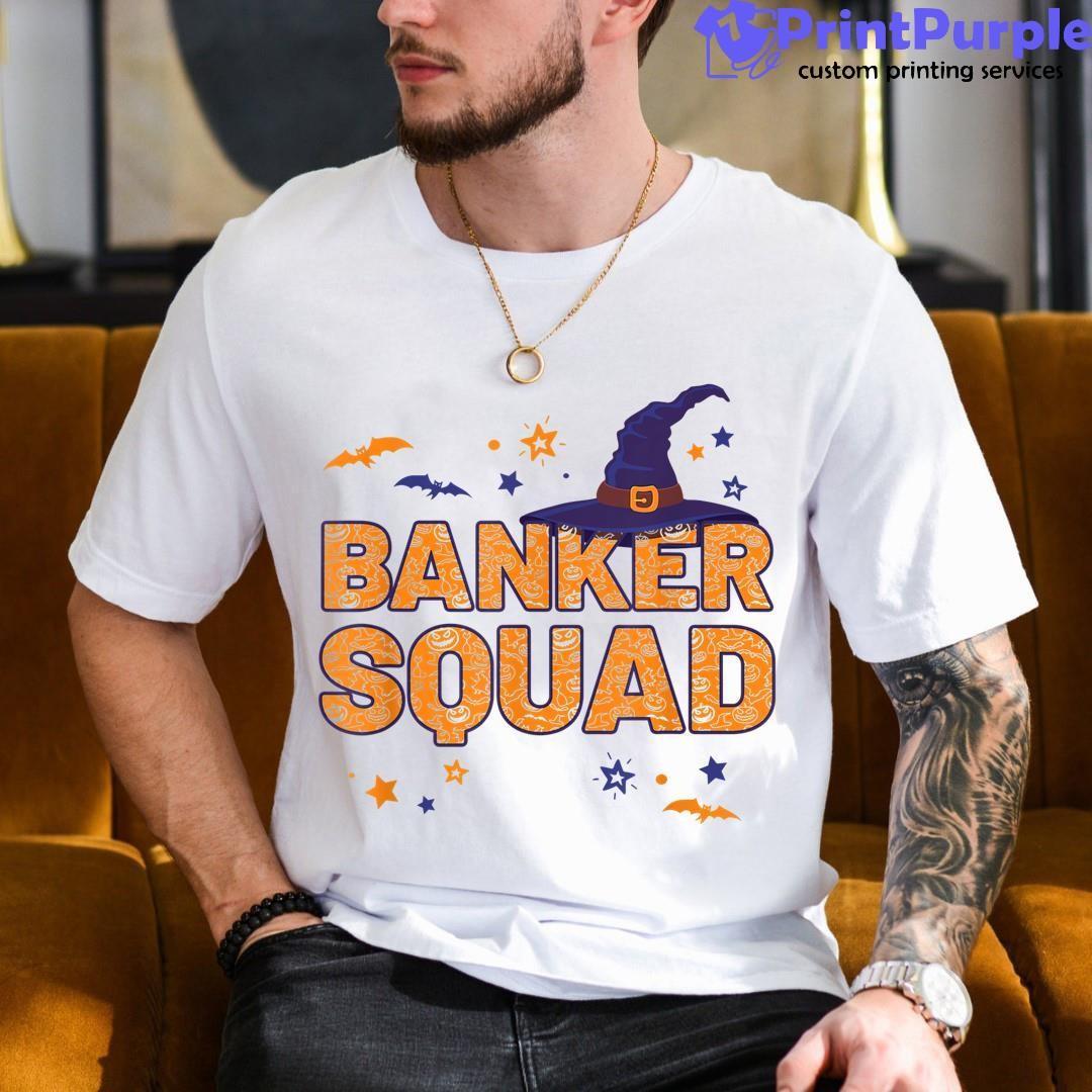Banker Squad Witch Halloween Banker Matching Shirt - Designed And Sold By 7Printpurple