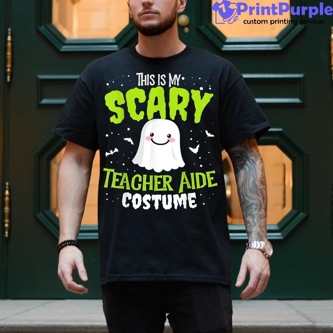 This Is My Scary Teacher Costume Funny Teacher Halloween T-Shirt