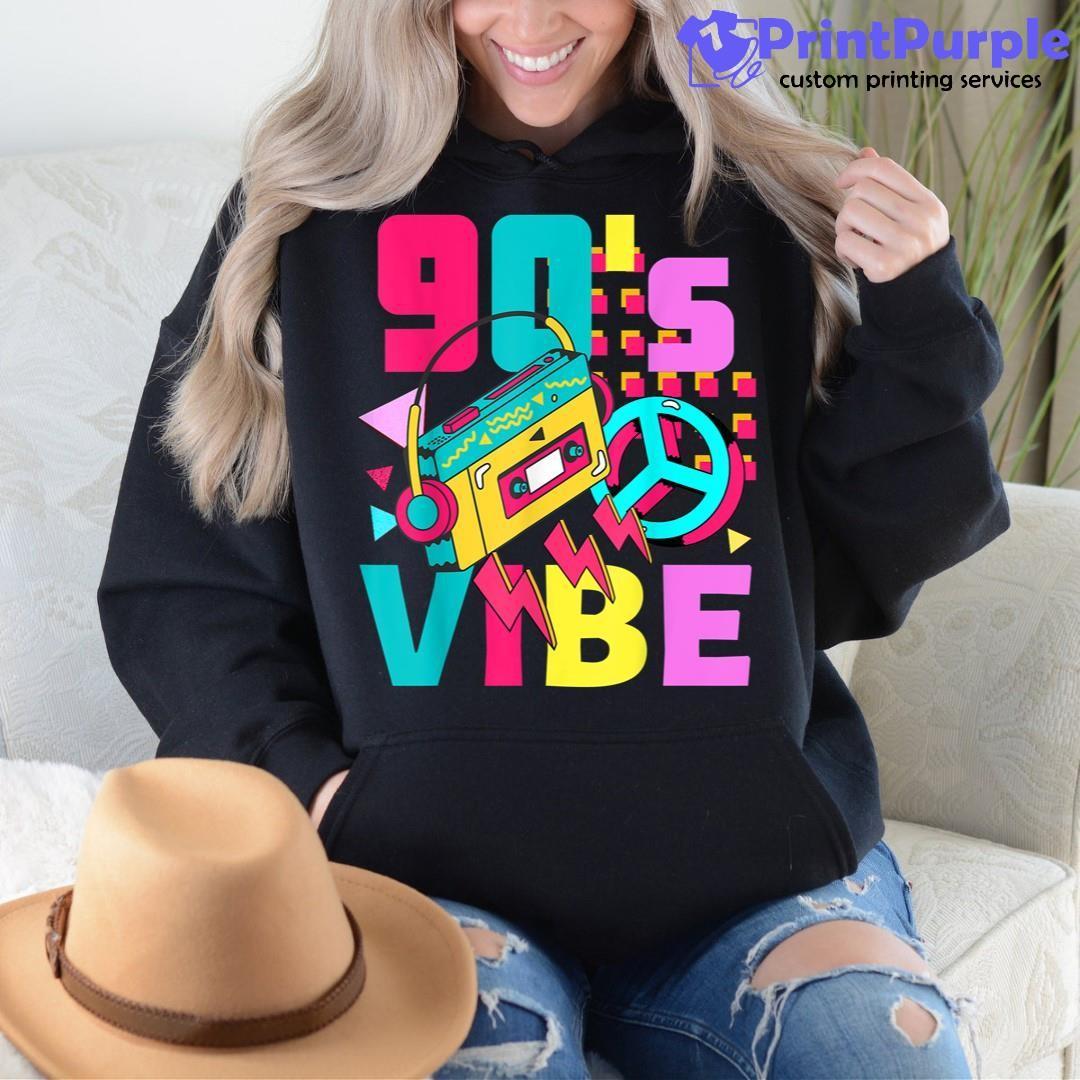 90's Vibes 1990s Fashion 90s Theme Outfit Nineties Party Kids Hoodie