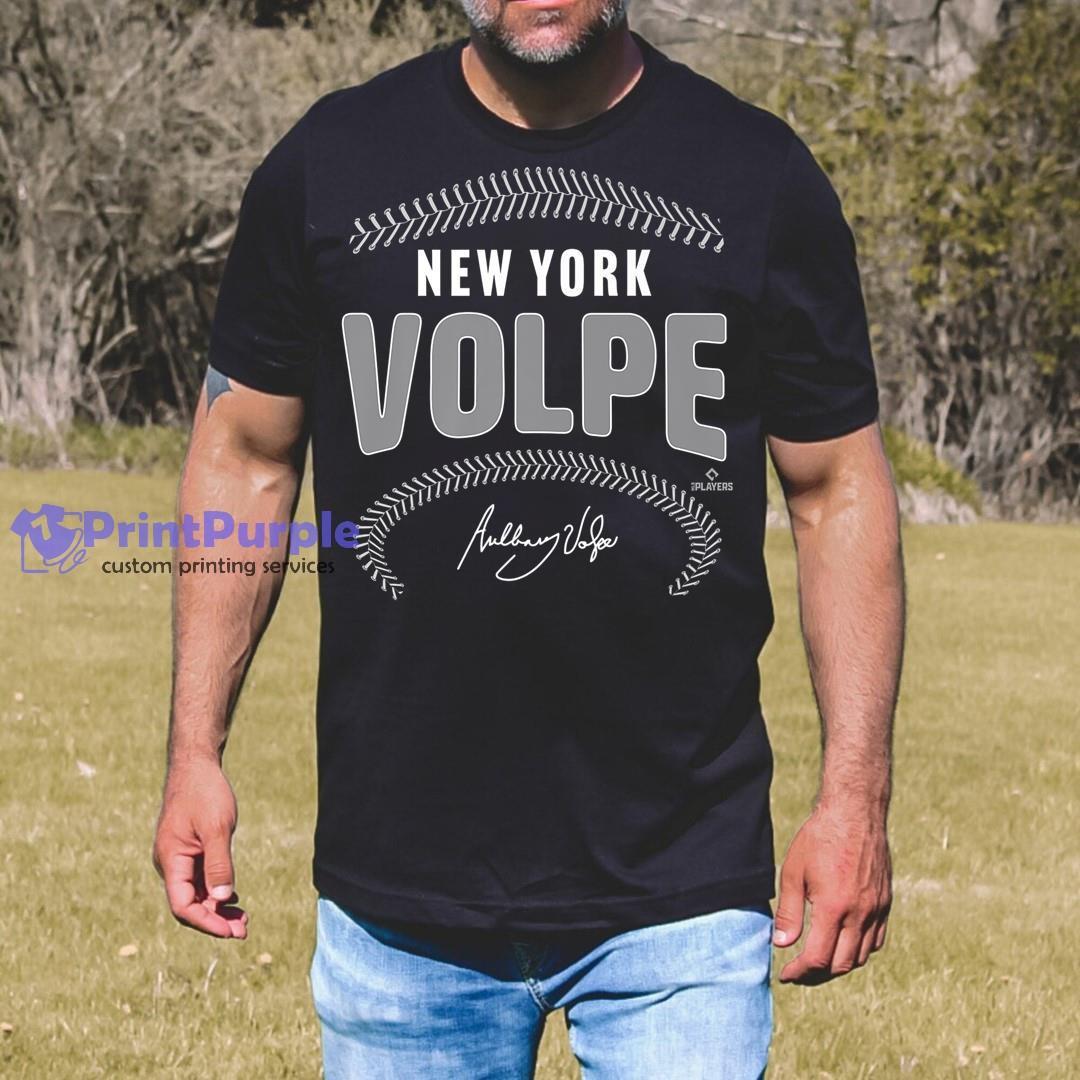 Anthony Volpe New York Baseball Name & Number (Front & Back) T-Shirt