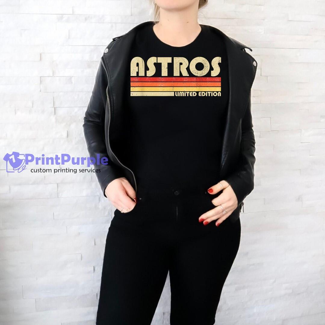 Astros Name Personalized Vintage Retro Gift for Men Women T-Shirt