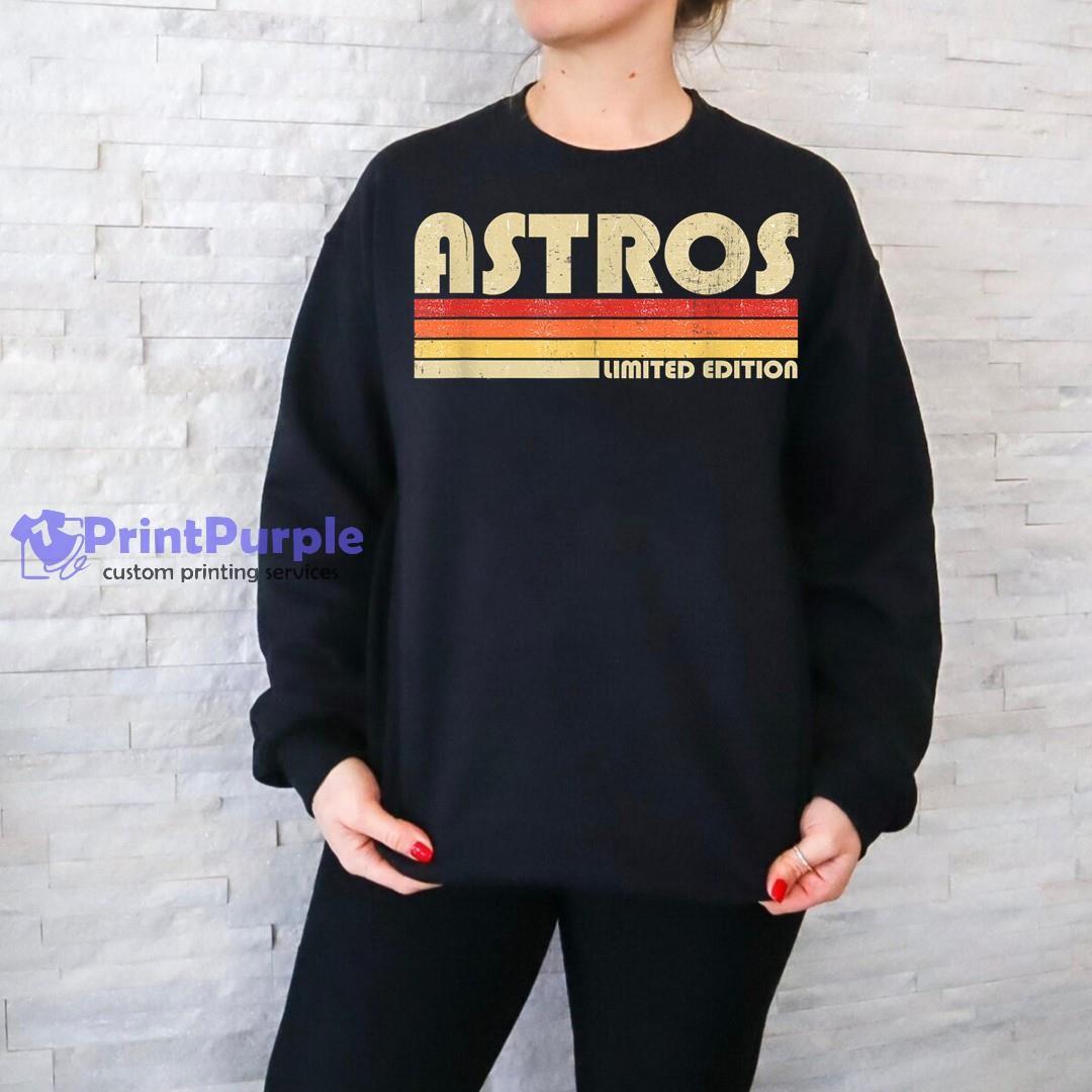 Astros Name Personalized Vintage Retro Gifts Men Shirt