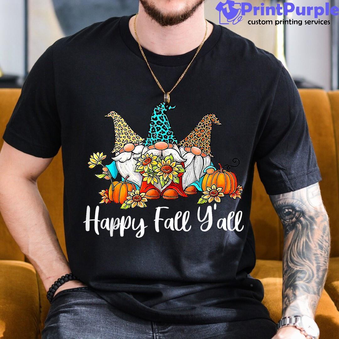 Gnomes San Francisco 49ers happy fall y'all shirt - YesItCustom