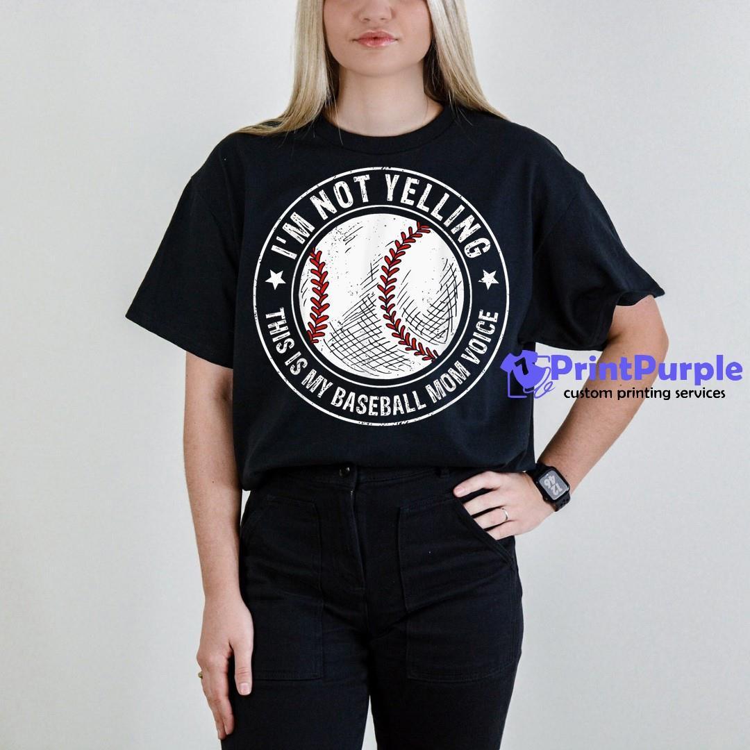 Baseball Mom Voice Shirt' Men's T-Shirt