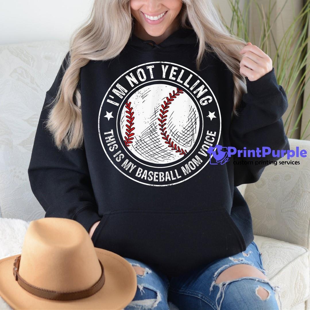 Women's Funny Baseball Mom T Shirt Not Like REgular Mom Shirt