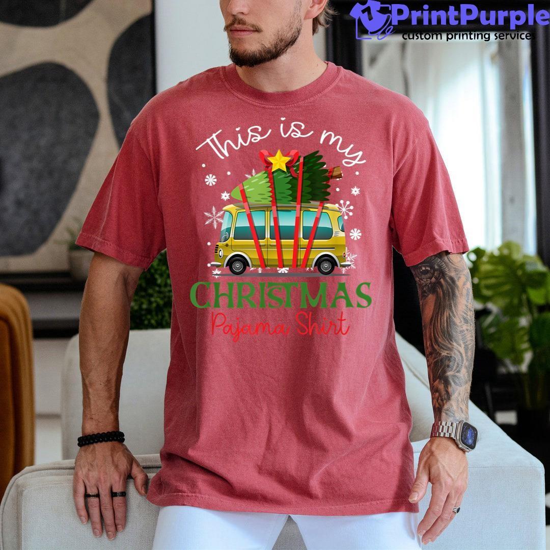 This Is My Christmas Pajama Cool X Mas Tree Holiday Shirt - Designed And Sold By 7Printpurple