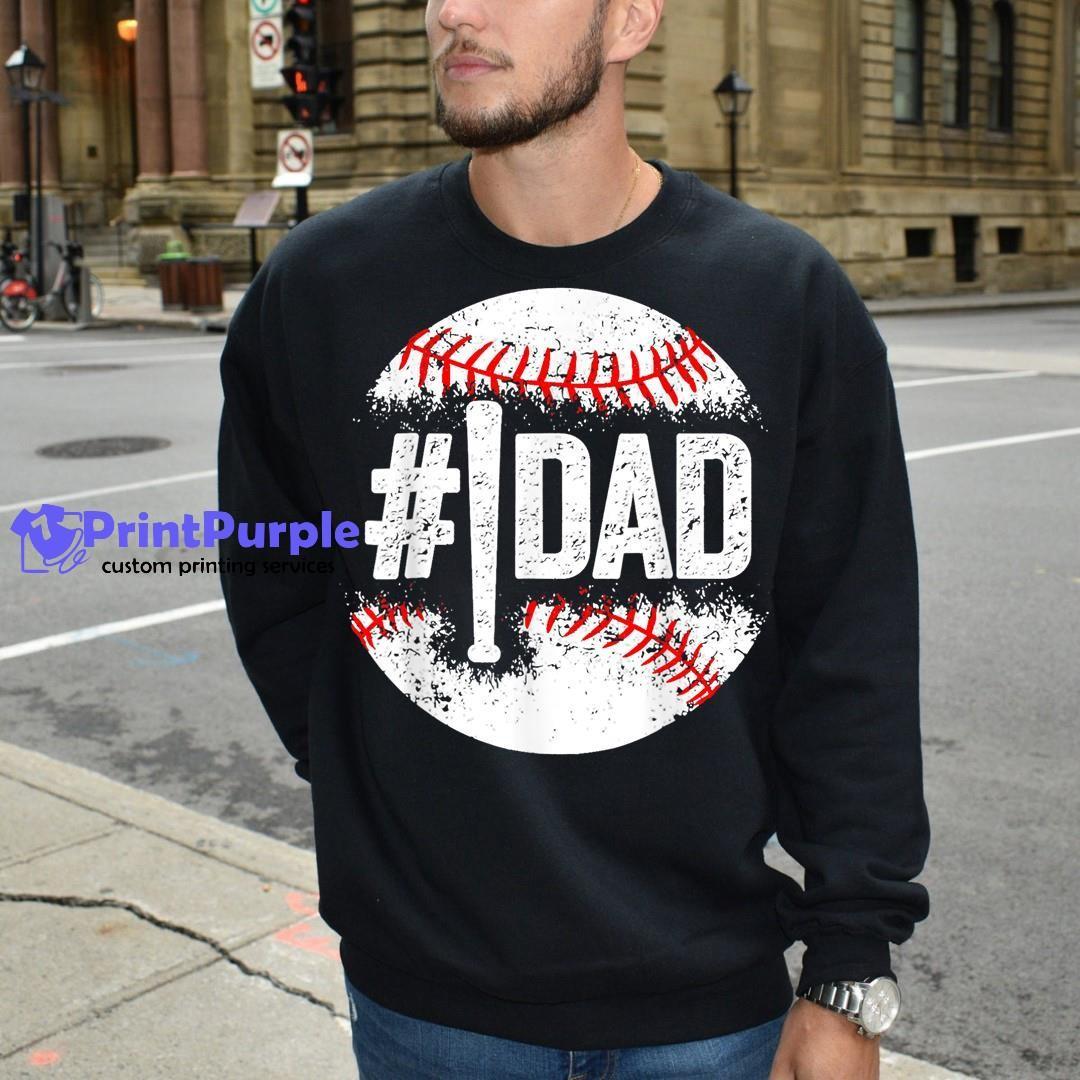 Proud Baseball Daddy, Father's Day T-shirt