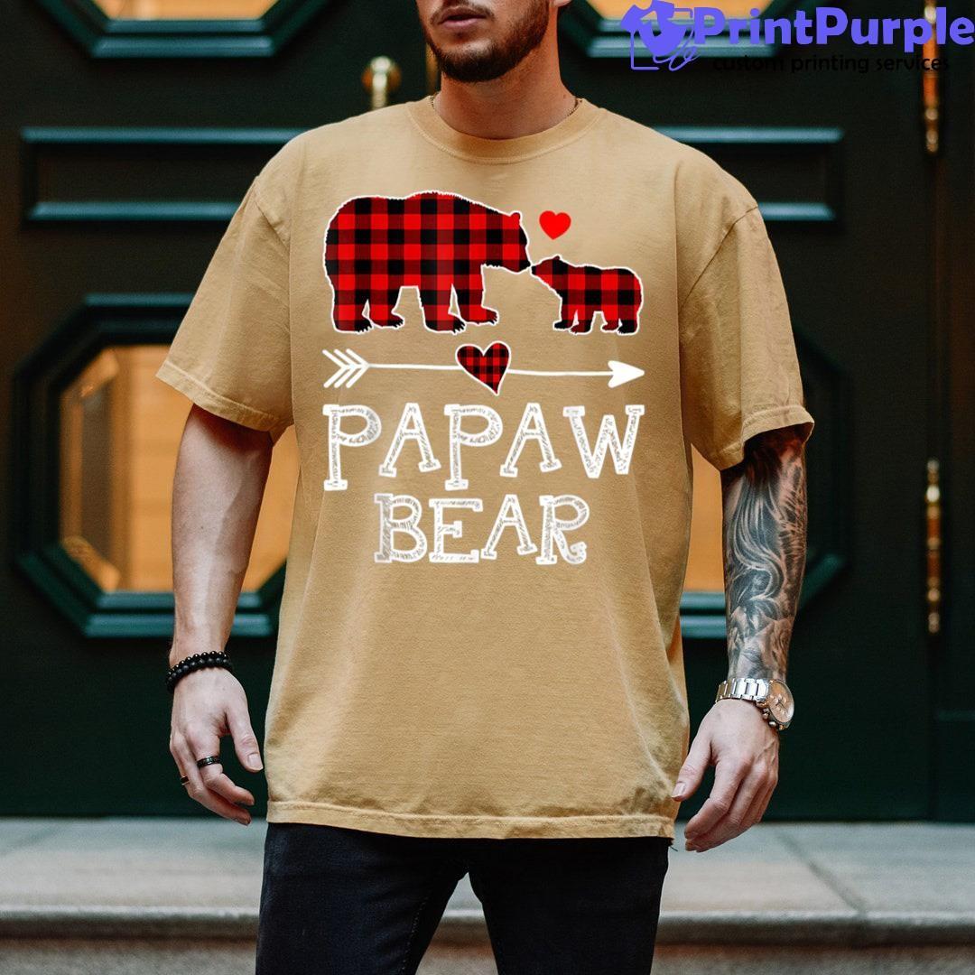 New PAPA BEAR Buffalo Plaid Flannel Father39;s Day Christmas Gift T-Shirt  T-shirt short new edition t shirt mens workout shirts - AliExpress