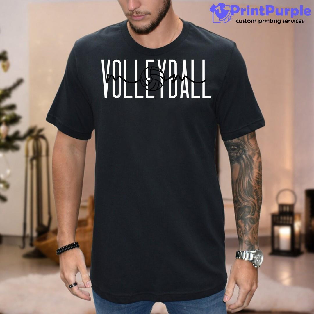 Volleyball Mom Volleyball Mama Cute Mom Life Volleyball Shirt - Designed And Sold By 7Printpurple