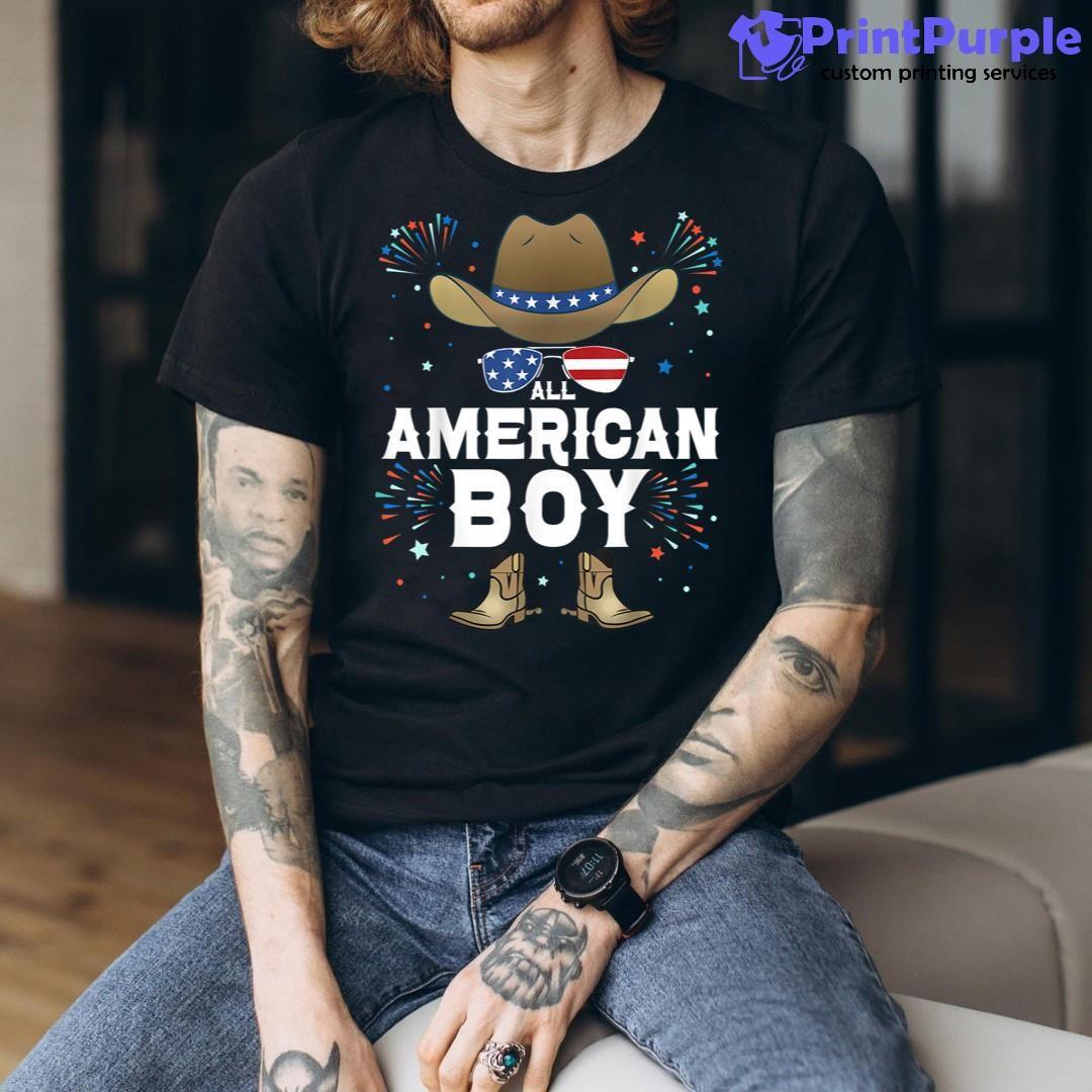All American Boy Matching Family Group 4Th Of July Howdy Shirt - Designed And Sold By 7Printpurple
