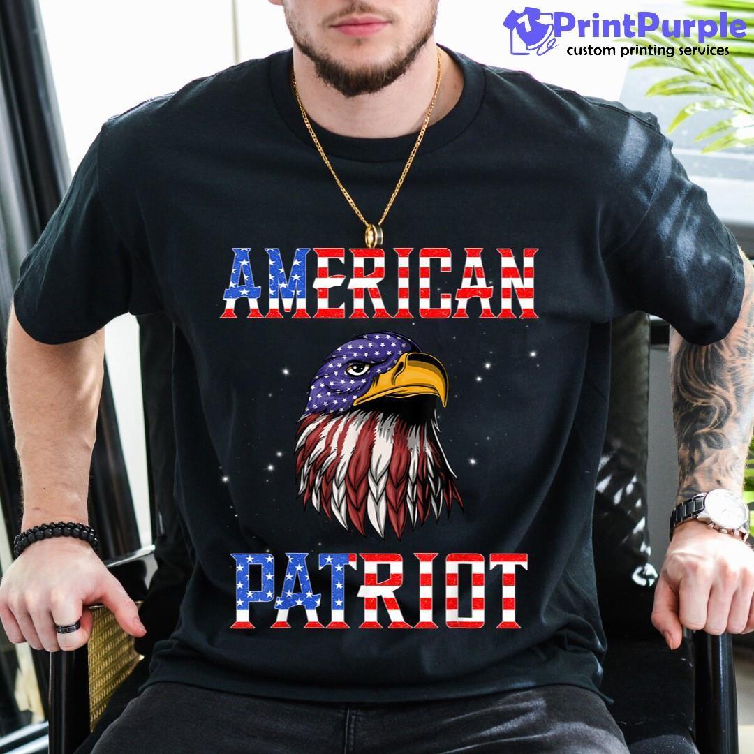 American Patriot Eagle Patriotic S Men Women 4Th July Shirt - Designed And Sold By 7Printpurple
