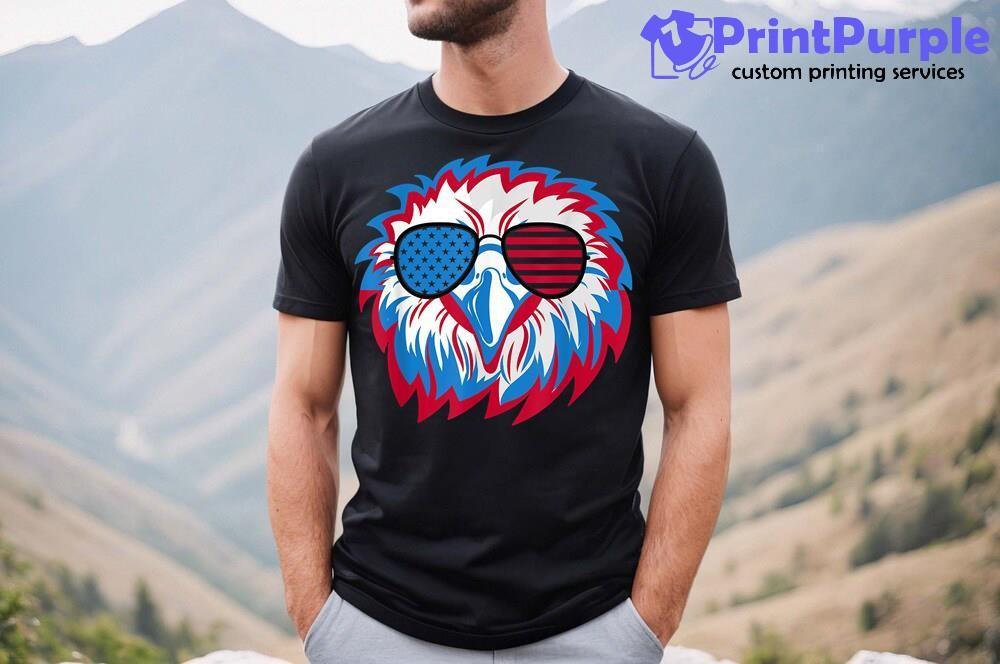 Patriotic Eagle Funny Men's T-Shirt