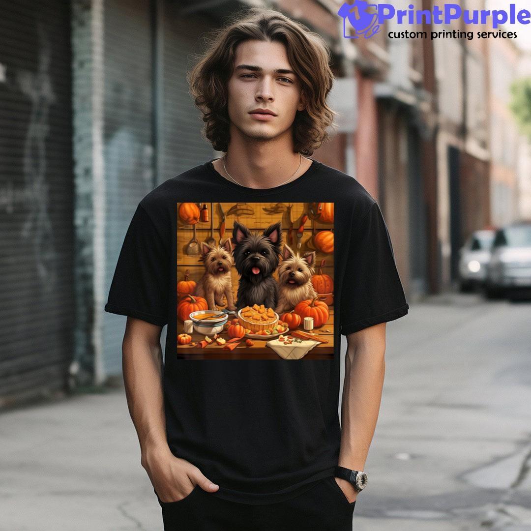 Thanksgiving Cairn Terrier Cairn Terrier Thanksgiving Shirt - Designed And Sold By 7Printpurple