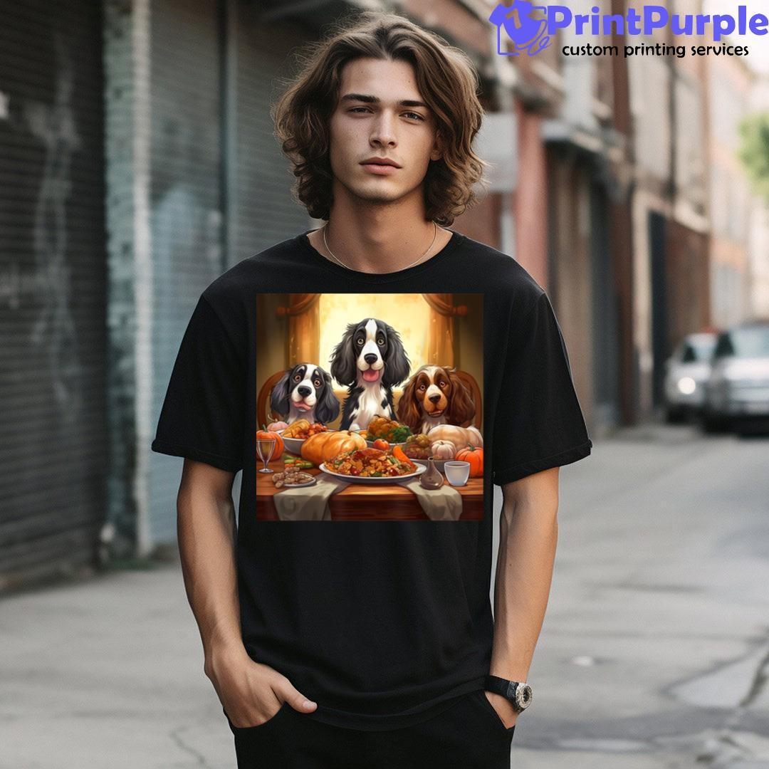Thanksgiving Cocker Spaniel Cocker Spaniel Thanksgiving Shirt - Designed And Sold By 7Printpurple