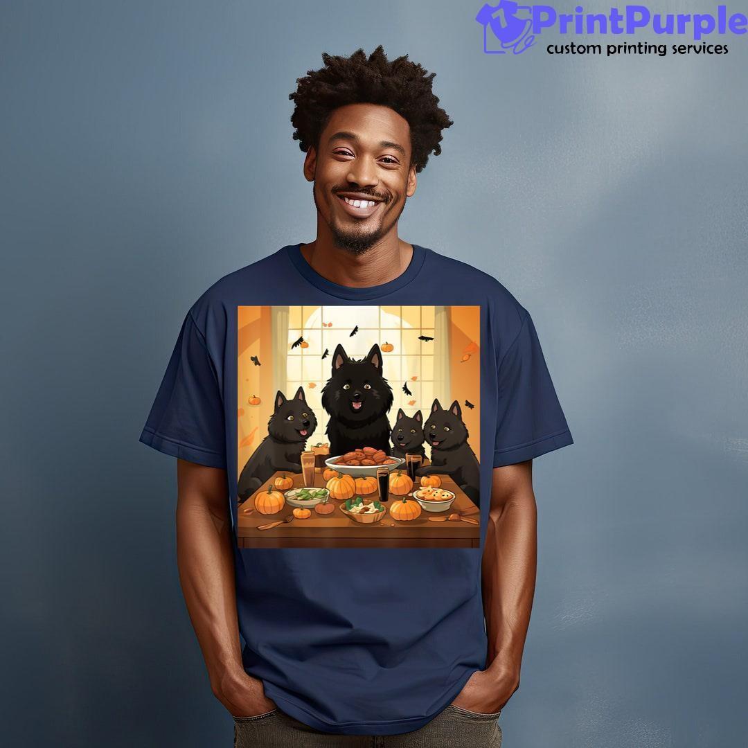 Thanksgiving Schipperke Schipperke Thanksgiving Shirt - Designed And Sold By 7Printpurple