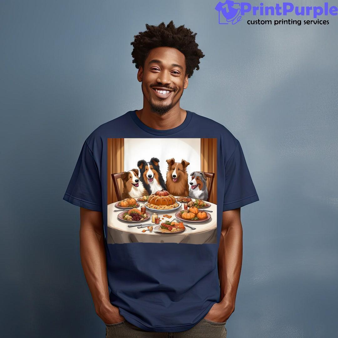 Thanksgiving Sheltie Sheltie Thanksgiving Shirt - Designed And Sold By 7Printpurple