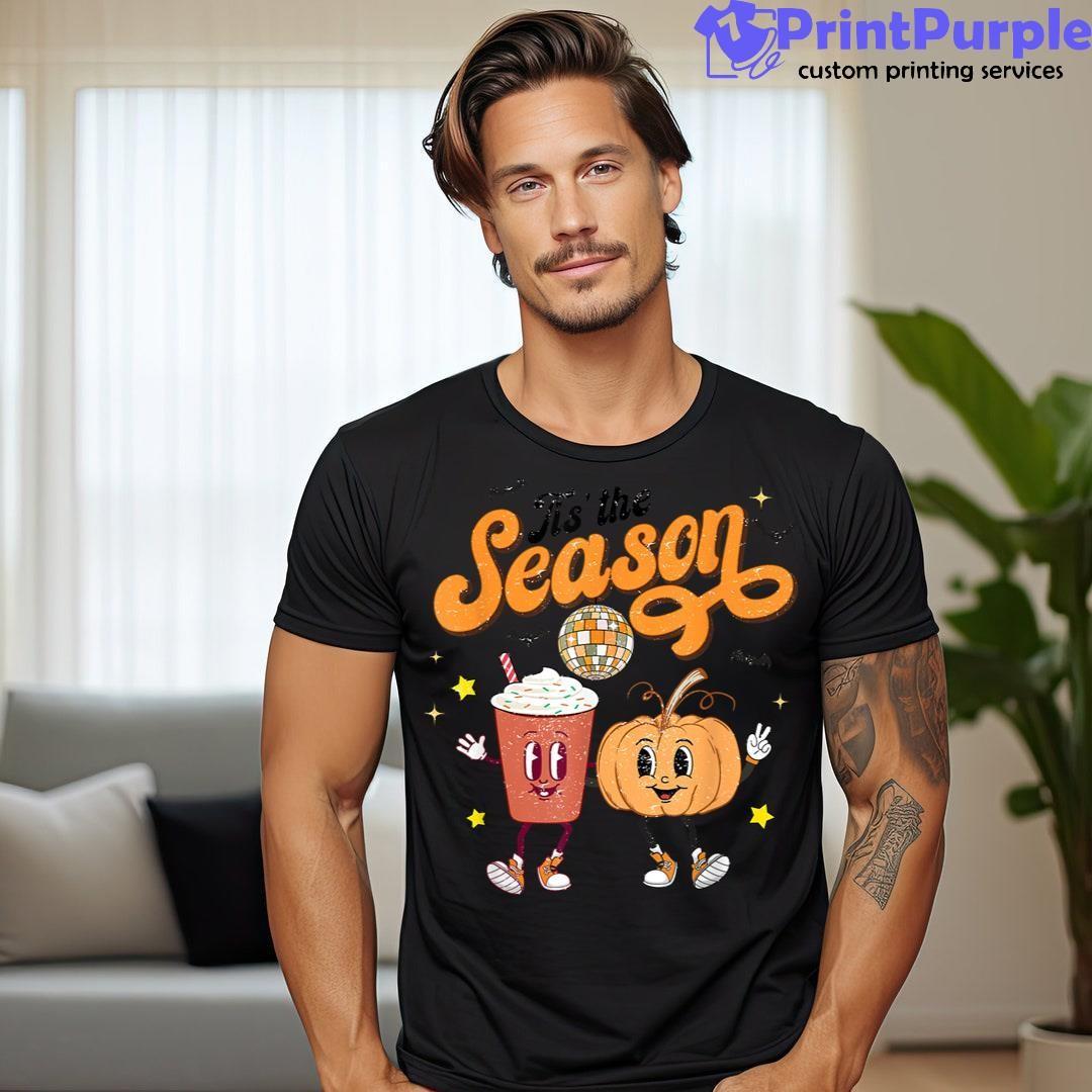 Tis The Season Pumpkin Spice Fall Autumn Halloween Unisex Shirt - Designed And Sold By 7Printpurple