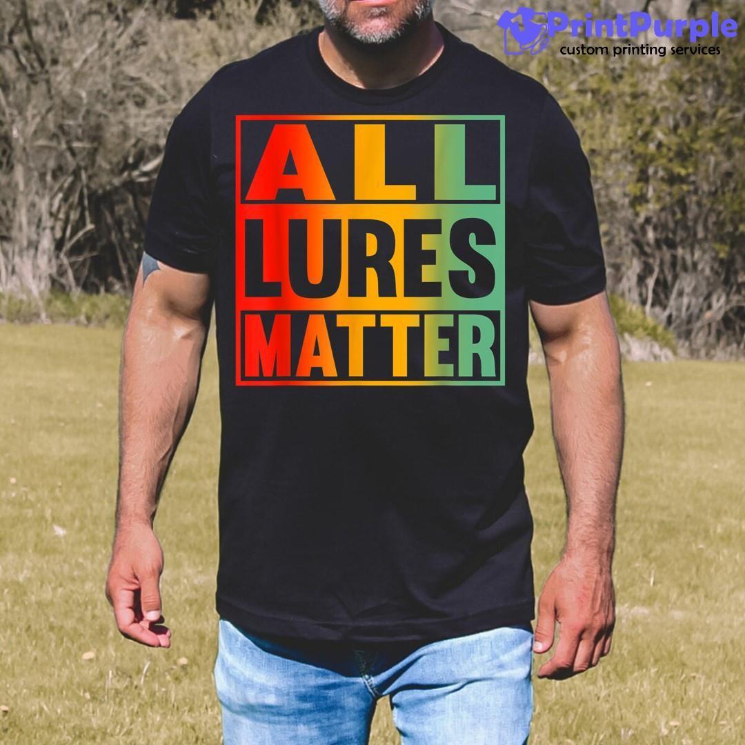All Lures Matter Classic American Vintage Retro Fishing Shirt - Designed And Sold By 7Printpurple