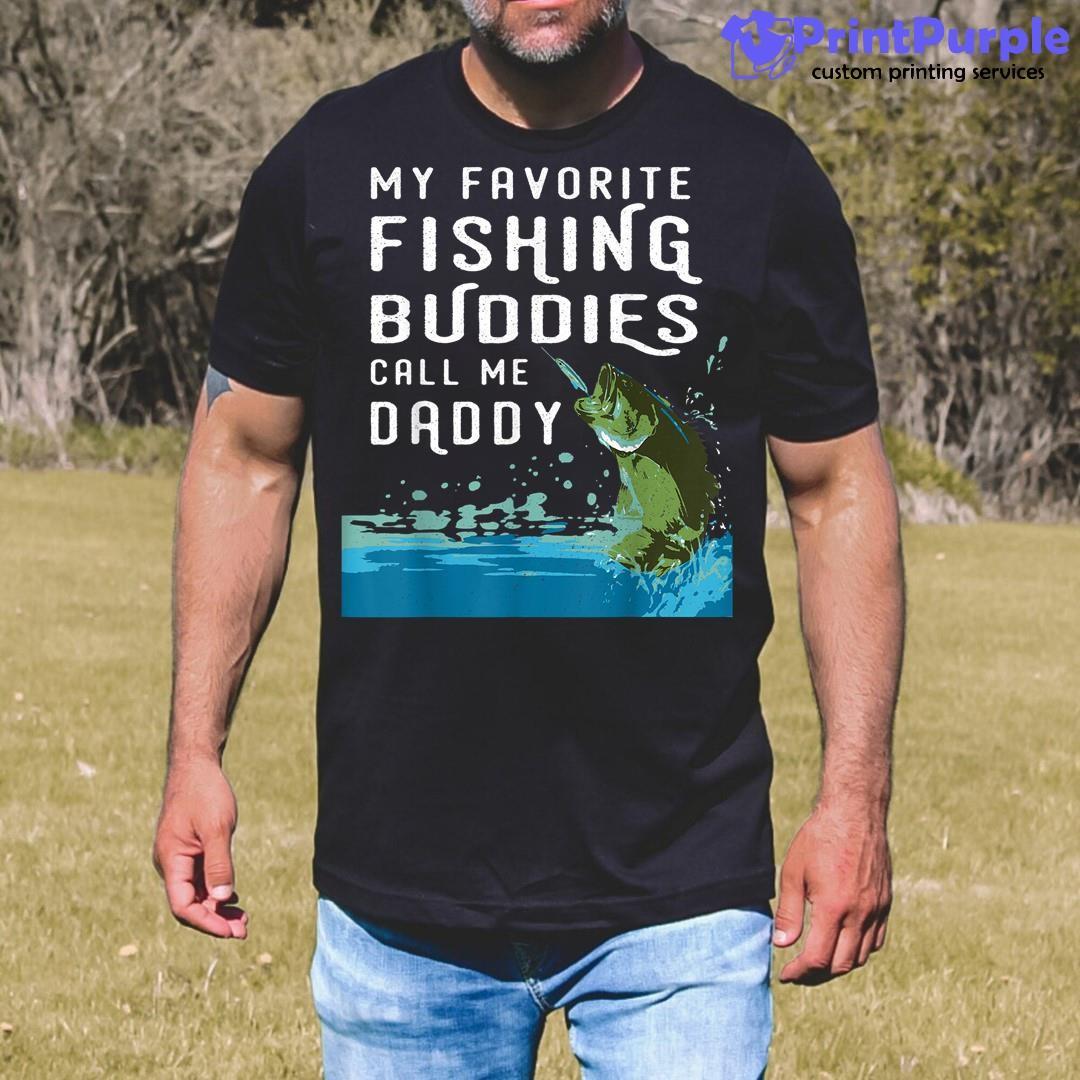 Bass Fishing Design Gift For Daddy Dads Who Fish With Kids Shirt - Designed And Sold By 7Printpurple