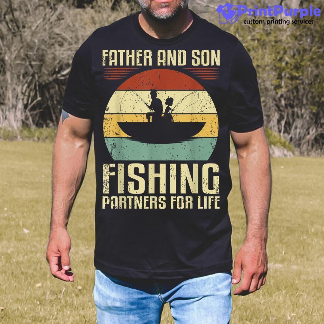 Dad And Daughter Fishing Partners For Life Fischer Father'S Day Shirt - Designed And Sold By 7Printpurple