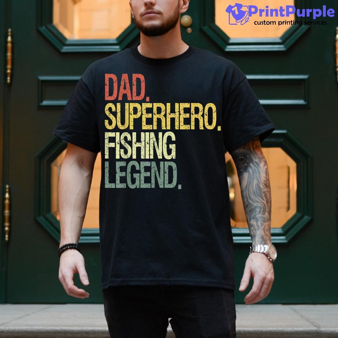Fishing Dad Wtf Where's The Fish Men's Funny Fishing Shirt