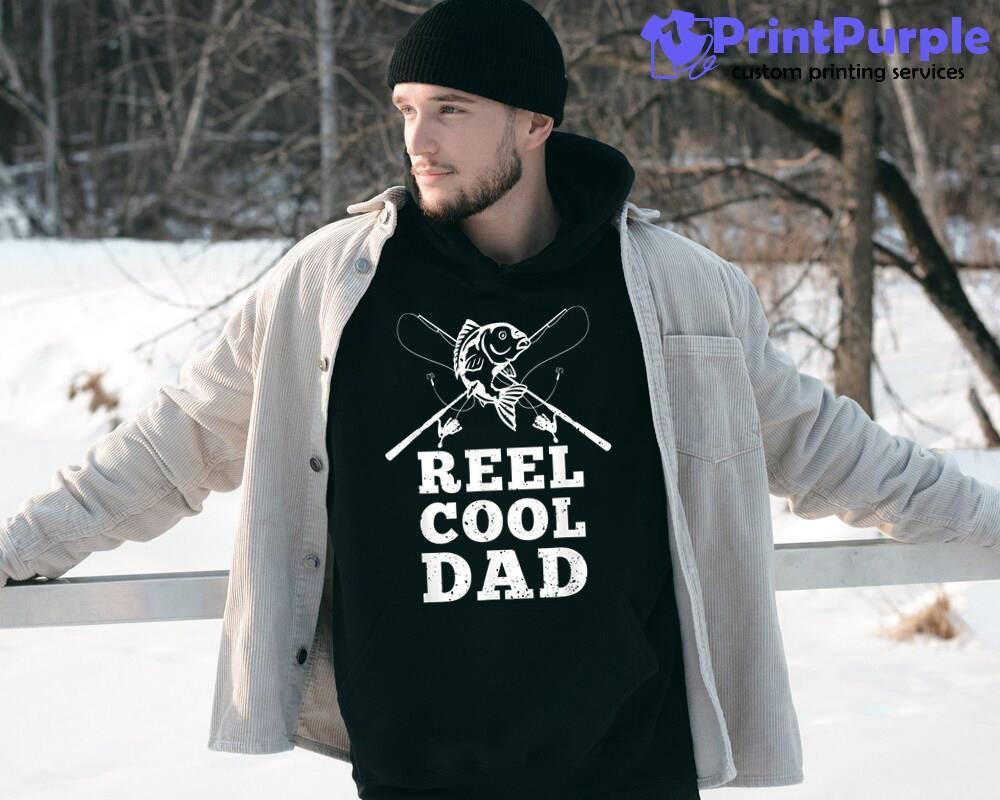 Reel Cool Dad Shirt - Funny Clever Fishing Father Daddy Tee – Binge Prints