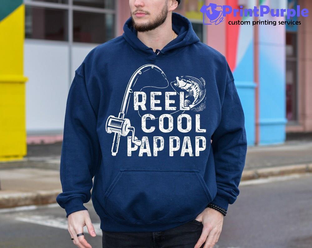 Reel Cool Dad Vintage Fisherman Papa Father's Day Gift Unisex Hooded S –  UltimateShirtsStore