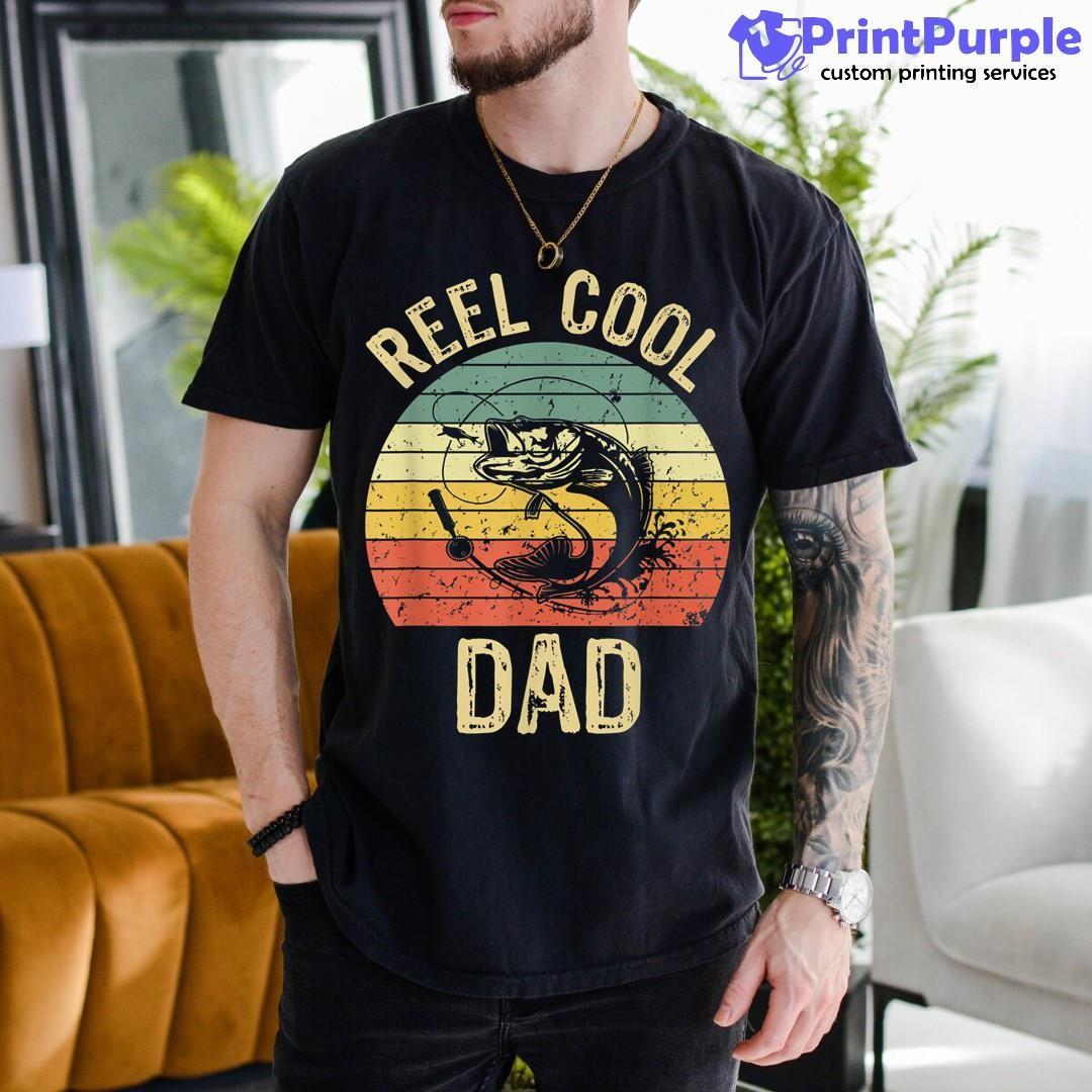 Reel Cool Dad Fishing Funny Gift Christmas Shirt