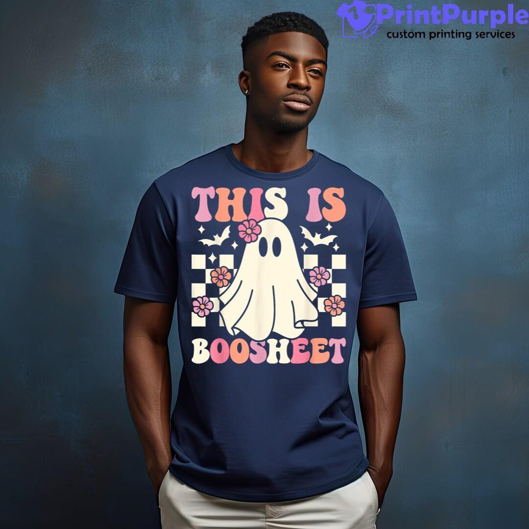 This Is Boo Sheet Halloween Ghost Retro Groovy Shirt - Designed And Sold By 7Printpurple