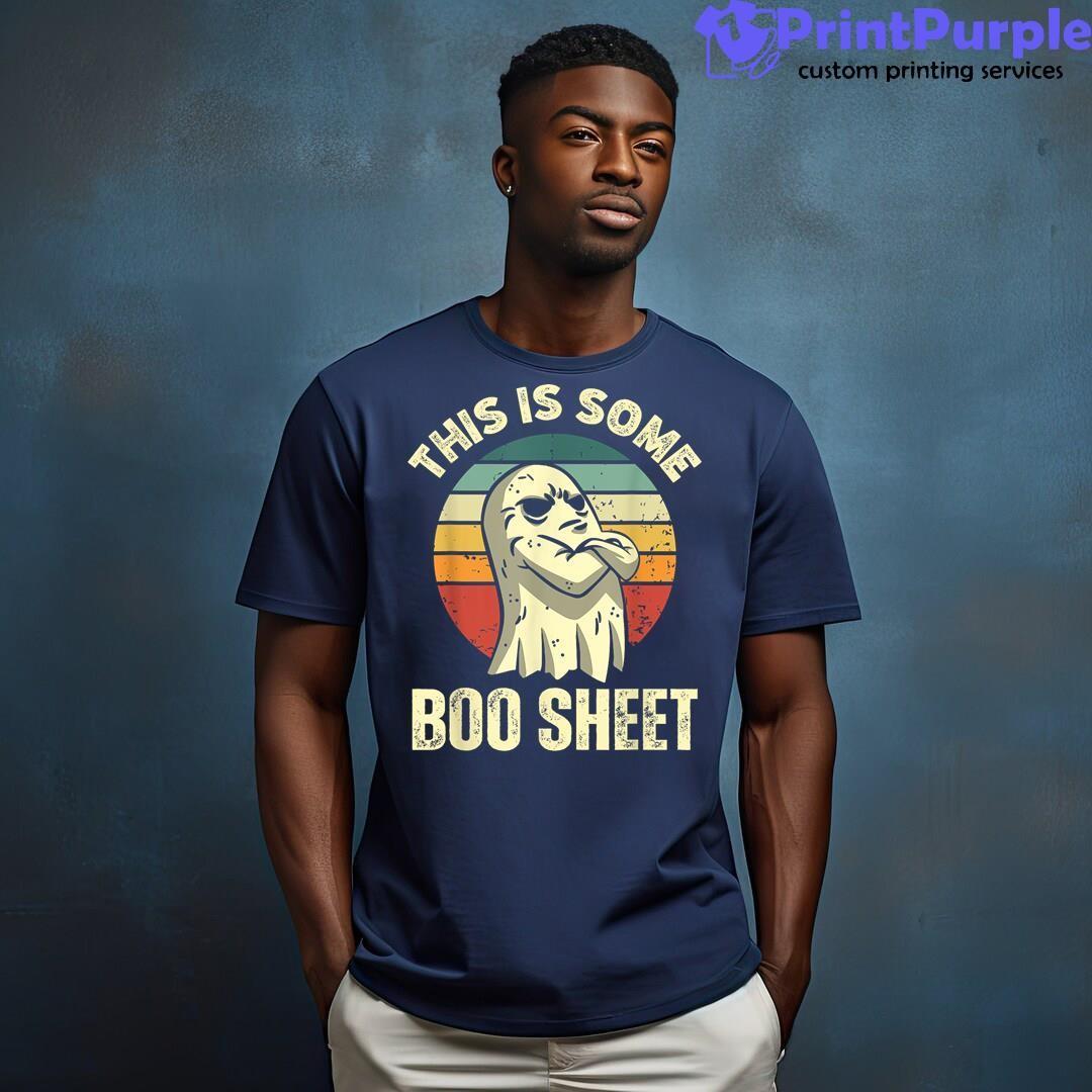 This Is Some Boo Sheet Halloween Funny Vintage Ghost Unisex Shirt - Designed And Sold By 7Printpurple